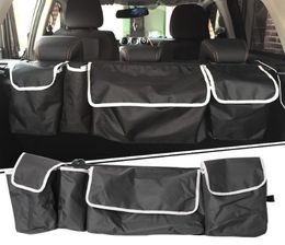 Car Trunk Organizer Bag Storage Box Folding Backseat Universal Multi-function Rear Trunk Tail Suv Truck Auto Stowing Tidying