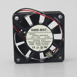NMB 6CM 2406KL-04W-B20 6015 12V 0.10A 2 line CPU silent cooling fan