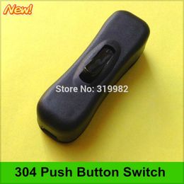 50 pcs/lot 304 push button LED DIY switch Circuit midway online switch lamp power supply switch Universal DIY 304 switch