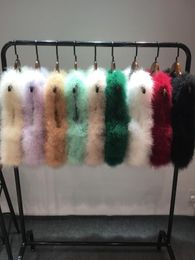 Autumn winter new fashion women's o-neck real natural ostrich fur candy color short vest sleeveless warm coat casacos SMLXL
