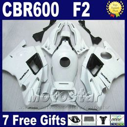 7gifts customiz for honda cbr 600 f2 1991 1994 fairings kits white cbr600 f2 91 92 93 94 motobike fairings sgtg