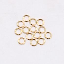 wholesale 200pcs Stainless steel Open Jump Ring Split Ring 5x1mm / 6*1mm / 7*1mm / 8*1mm Jewellery Finding Silver Polished fashion DIY Gold