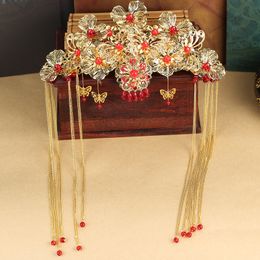 Wholesale-Flowers classical Chinese style bridal hair accessories costume wedding headdress wedding Coronet wholesale