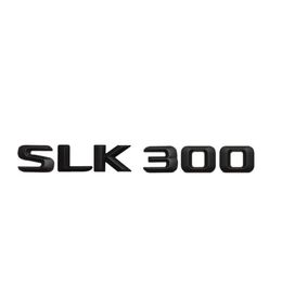 Black Number Letters Trunk Badge Emblem Letter Sticker for Benz SLK Class SLK300