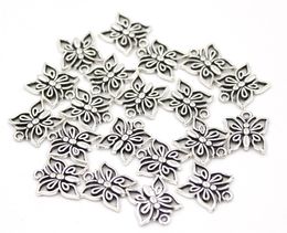 DIY Jewelry Charms Clip on Charm Add ons Charm Dangle Charms Antique Silver Plated Insect Butterfly Charms for Bracelet and Necklace