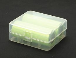 50pcs Portable Plastic Battery Case Box Safety Holder Storage Container 5 Colours pack batteries for 2*26650 or 3*18650 lithium ion battery