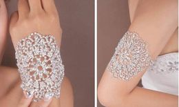 Fashion Luxury Bridal Bracelet Wedding Jewelry Wrist Chain Bangles Elbow Accessories for Prom Girls Evening Party Dresses267U