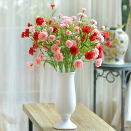 Artificial flowers carnations silk flower mother's gift home decorations Happy mother's day realcarnation wedding/home decorations