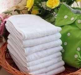 50pcs baby 3 layers Diaper Nappy microfiber cotton Diapers Nappies pads washable Breathable Reusable No fluorescent agent infant YTNK002