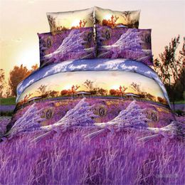 peonies bedding Australia - Noble Peonies Floral Printed 4 Pcs Duvet Cover sets for Woman Girls King Size Quilt Bed Sheet Pillowcase Bedding Set Home Textil223z