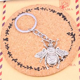 Keychain hornet honey bee Pendants DIY Men Jewelry Car Key Chain Ring Holder Souvenir For Gift