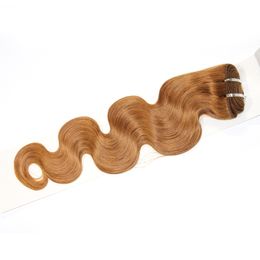 120g 8pcs/set clip in hair extensions Body Wave #1 #1B #2 #4 #6 #8 Brown #27 #60 #613 blonde 100% human hair