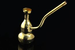 Wholesale free shipping----2015 new Dual-hoist style metal Hookah / metal bong, tobacco / cigarette dual-use, color packaging, easy to carry
