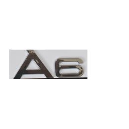 Chrome ABS Trunk Rear Number Letters Badge Emblem Emblems Sticker for Audi A6