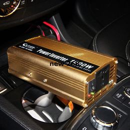 BEAUTY-CAR 1000W Car DC 12V to AC 220V Power Inverter Adapter Converter w/ USB Port - Gold