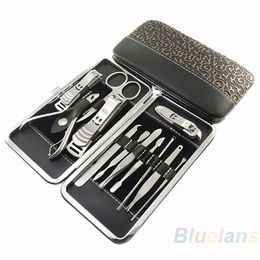 12 Pcs Manicure Set Manicure Pedicure Set Nail Clippers Scissors Grooming Kit Tool Accessories Wholesale Professional 1ewj