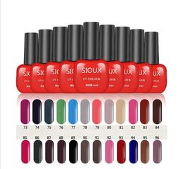 108 pcs/lot SIOUX UV Nail Gel Polish UV&LED Shining Colourful 108 Colours 6ml Long lasting soak off Varnish cheap Manicure DHL free