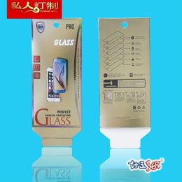 Tempered Glass Screen Protector Armoured Film Colourful Paper Retail Package Box with Inner for iPhone 6 6S 5 5S Samsung S6 S3 S5 S4