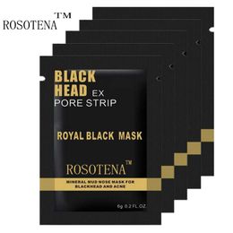 30pcs lot ROSOTENA Black Head Mask Face Care Facial Blackhead Remover Nose Acne Treatments Deep Cleansing Mineral Mud EX Pore Strips Cleaner