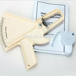 Freeshipping Body fat Calliper (skin fold caliper)+ body measure tape Accurate Fitness Calliper