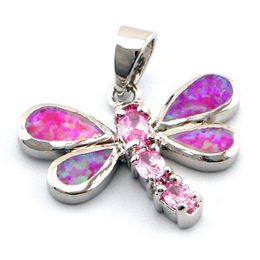 fashion butterfly pendant Mexican fire opal pendant The latest designs OP161B-2