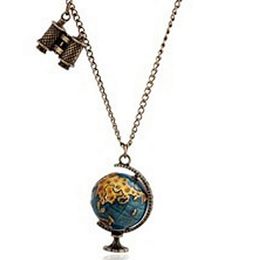 Telescope Star Gazing glass dome Tibet silver Chain Pendant Necklace wholesale