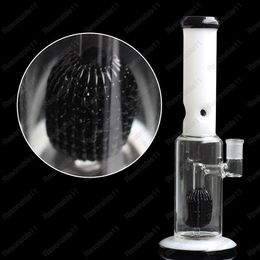 High-grade Borosilicate 14.5inch Glass Bong with Pineapple PERCOLATORS with Amazing Water Flowers Hookahs DCX-038