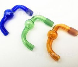 Wholesale Hot Glass Hookah Accessories Coloured glass walk the plank with ball SF1001