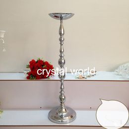 Elegant Mini silver crystal candle holder flower 987 stands centerpieces for 12 wedding table top decoration