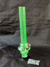 New Water Hyacinth Color Acrylic Bottle ,Wholesale Glass Bongs Oil Burner Pipes Glass Pipe Rigs Smoking