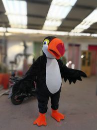 High-quality Real Pictures Ramphastos toco Mascot Costume Mascot Cartoon Character Costume Adult Size free shipping