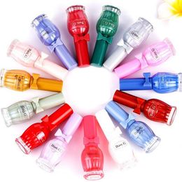 New Brand Wine Bottle Water Base Peel Off Nail Polish Smell Faint Fragrance Nail Lacquer Pure Sweet Colours Enamel Paint Free Shipping
