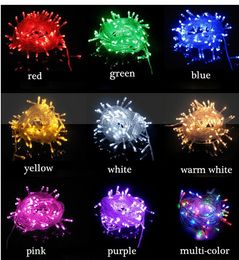 led string light 10M 80led AC110v-220V Colourful holiday led lighting waterproof outdoor decoration light christmas light