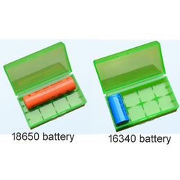 18650 Battery box storage case plastic battery storage container pack 2*18650,4*18350 or 4*16340 for ecig mechanical mod battery