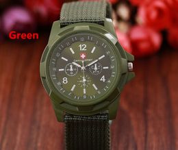 Cool Gemius amry Men watch Luxury Analogue Fashion TRENDY SPORT MILITARY STYLE Clock Nylon quartz watches