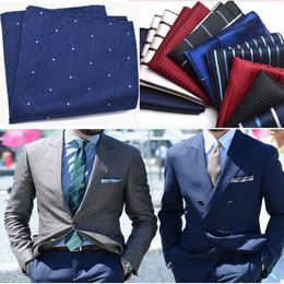 Men Hankerchief Pocket square Napkin kerchief mocket men's noserag For necktie Cocktail Party Wedding Party Christmas Free FedEx TNT