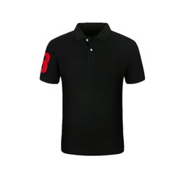 Men Polo Famous Brand Clothes Embroidery War Horse Tricolour Men Casual Male Femme Cotton Polos Shirt