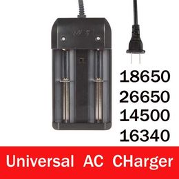 Nanfu 2-slots Li-ion Battery Charger for LIR123A 18650 10440 26650 18650 16430 14500 Rechargeable Lithium Battery