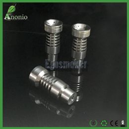 Universal Domeless GR2 Titanium Nail 14mm/18mm Domeless Titanium Nail for water Pipe glass bong Smoking With Big Bowl Male Joint