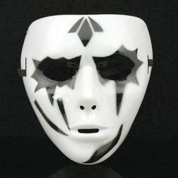 New Hip-hop white Halloween mask terror grimace prom dance party masks men women adults Full Face Horror Mask Festive Party Supplies gift