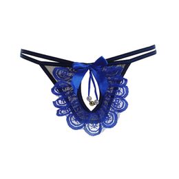 Novelty Design Sexy Lace Women Underwear G-String Thong Erotic Panties See Through Expose Butt Ultra-thin Transparent Thongs Underpants