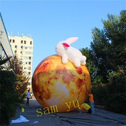 High quality giant inflatable moon inflatable earth planets and inflatable rabbit for the decoration