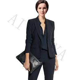 ladies black evening trousers uk