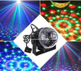 9-voice led crystal magic ball stage lighting Colourful lights ktv bar lights flash Laser Light Laser Light AC110-240V