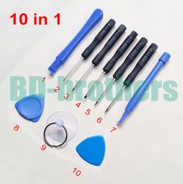 Phone Tool With T3 T4 Screwdrivers 10 in 1 Opening Tools Kit Pry Repair for iPhone Samsung MOTO SIEMENS Computer