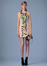 Fashion Print Women Sheat Dress Sleeveless Mini Dresses 1115115