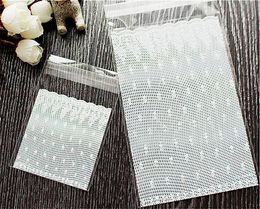 7x7cm White lace Self Adhesive Seal bakery bread plastic bag ,gift bags, plastic bags 600pcs/lot