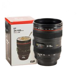480ML lens mug Coffee Lens Emulation Camera Mug Cup Beer Cup Wine Cup Without Lid Black Plastic Cups