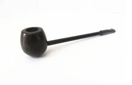 Ebony Wood Classic Vintage Round Bottom Pipe Hammer Rod Straight Mini Yanju Accessories