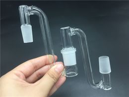 2pcs Glass drop down adapter Male to Female 14mm 18mm glass Dropdown Adapter glass oil rigs adapters free shipping